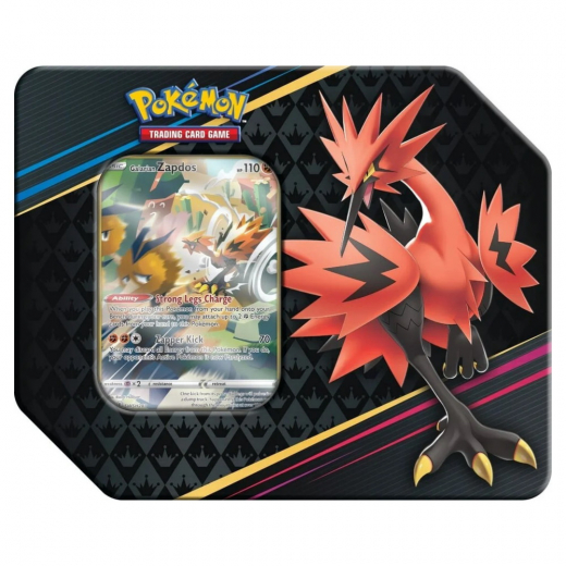 Pokémon TCG: Crown Zenith Special Tin - Galarian Zapdos ryhmässä SEURAPELIT / Pokémon @ Spelexperten (POK85194-ZAP)