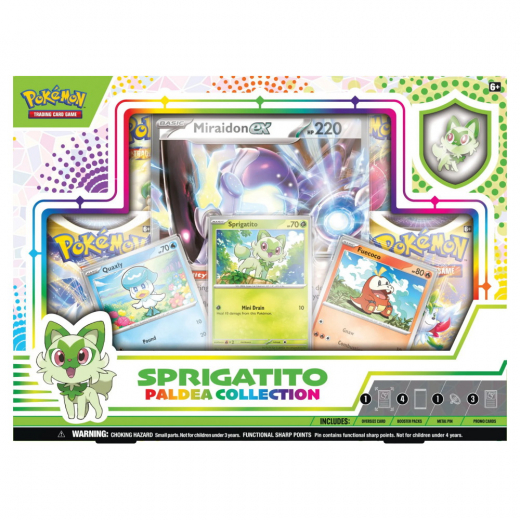 Pokémon TCG:  Paldea Collection - Sprigatito ryhmässä SEURAPELIT / Pokémon @ Spelexperten (POK85211-SPR)
