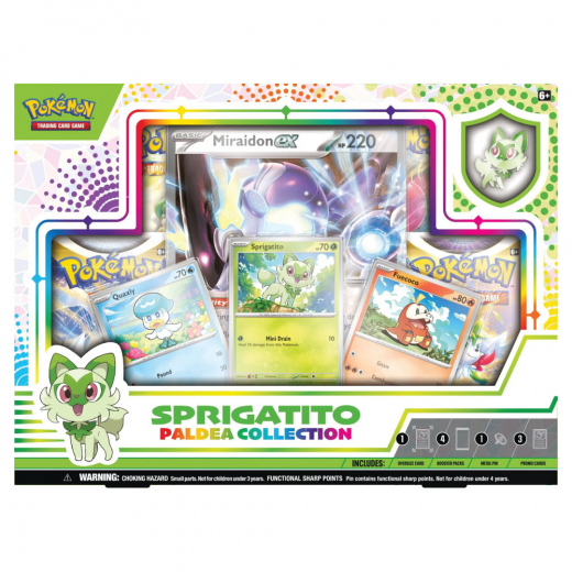 Pokémon TCG:  Paldea Collection - Sprigatito ryhmässä  @ Spelexperten (POK85211-SPR)