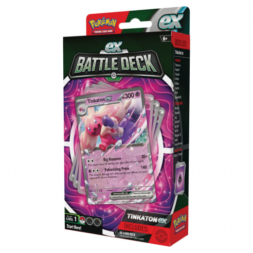 Pokémon TCG: Tinkaton ex Battle Deck ryhmässä SEURAPELIT / Korttipelit @ Spelexperten (POK85240-TIN)