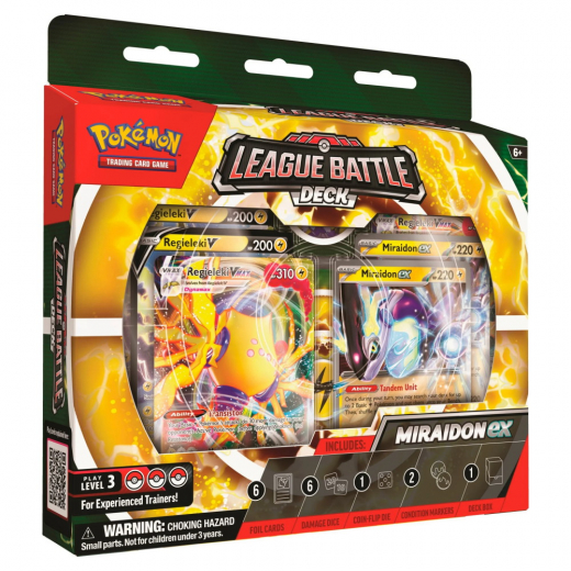 Pokémon TCG:  League Battle Deck - Miraidon ex ryhmässä SEURAPELIT / Pokémon @ Spelexperten (POK85273)