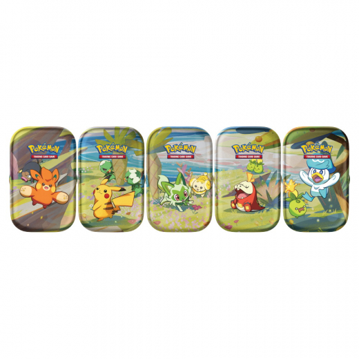 Pokémon TCG: Paldea Friends Mini Tin 5-Pack Collection ryhmässä SEURAPELIT / Pokémon @ Spelexperten (POK85279-COL)