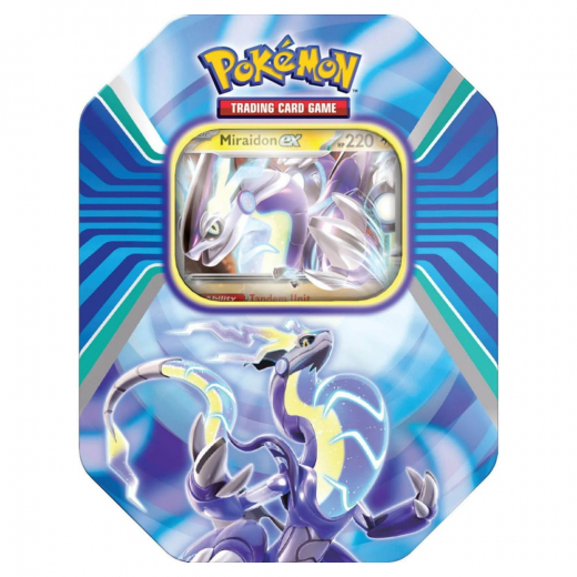 Pokémon TCG: Paldea Legends Tin - Summer 2023 - Miraidon ex ryhmässä SEURAPELIT / Pokémon @ Spelexperten (POK85288-MIR)