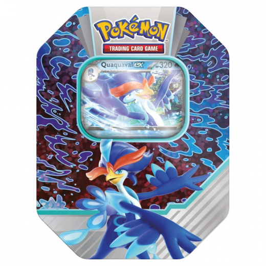 Pokémon TCG: Paldea Partners Tin - Quaquaval ex ryhmässä SEURAPELIT / Pokémon @ Spelexperten (POK85297-QUA)