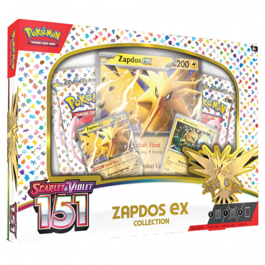 Pokémon TCG: Scarlet & Violet 151 - Zapdos ex ryhmässä @ Spelexperten (POK85313)