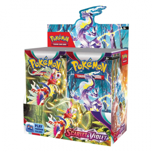 Pokémon TCG: Scarlet & Violet Booster Display ryhmässä SEURAPELIT / Pokémon @ Spelexperten (POK85324-DIS)