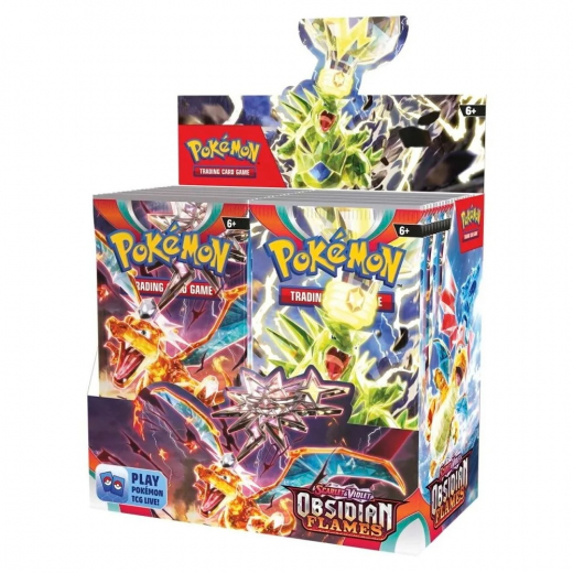 Pokémon TCG: Obsidian Flames Booster Display ryhmässä  @ Spelexperten (POK85374-DIS)