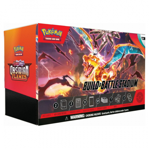 Pokémon TCG: Obsidian Flames - Build & Battle Stadium ryhmässä SEURAPELIT / Pokémon @ Spelexperten (POK85397)