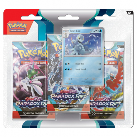 Pokémon TCG: Paradox Rift Booster 3-Pack Arctibax ryhmässä SEURAPELIT / Pokémon @ Spelexperten (POK85403-ARC)