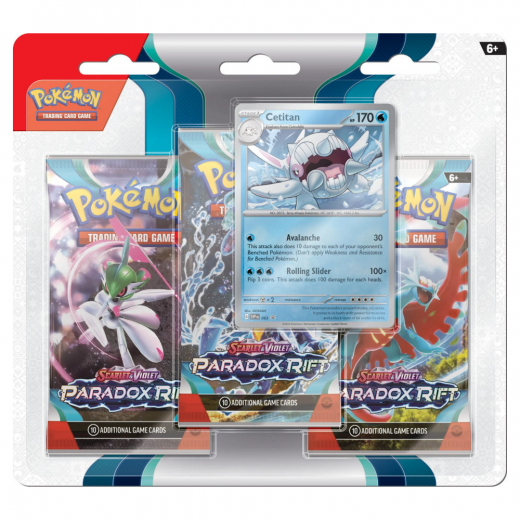 Pokémon TCG: Paradox Rift Booster 3-Pack Cetitan ryhmässä SEURAPELIT / Pokémon @ Spelexperten (POK85403-CET)