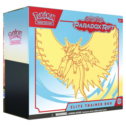 Pokémon TCG: Paradox Rift Elite Trainer Box - Roaring Moon ryhmässä SEURAPELIT / Pokémon @ Spelexperten (POK85416-ROA)