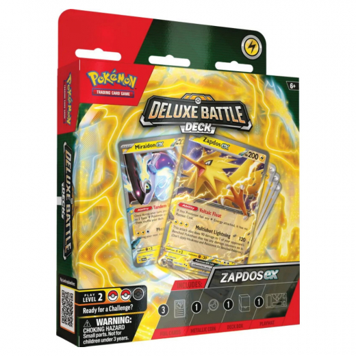 Pokémon TCG: Deluxe Battle Deck - Zapdos ex ryhmässä SEURAPELIT / Pokémon @ Spelexperten (POK85600-ZAP)