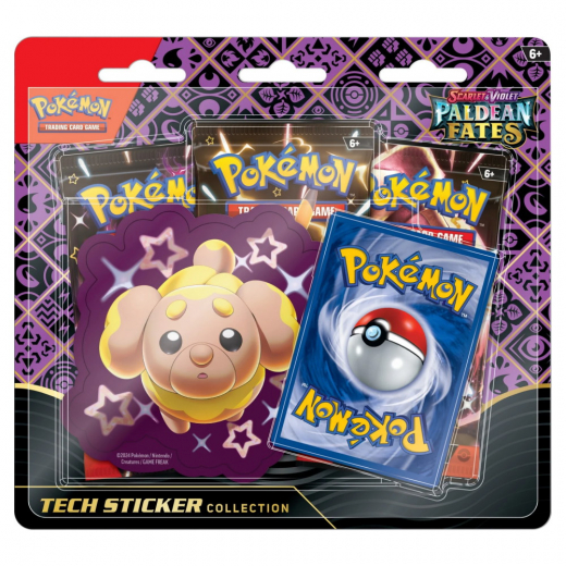 Pokémon TCG: Paldean Fates Tech Sticker Collection - Fidough ryhmässä SEURAPELIT / Pokémon @ Spelexperten (POK85613-FID)