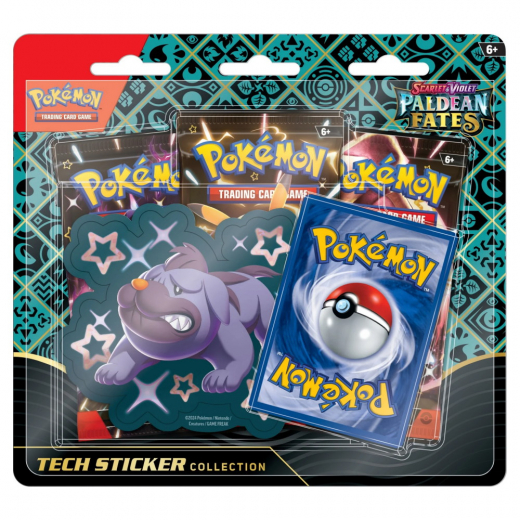 Pokémon TCG: Paldean Fates Tech Sticker Collection - Maschiff ryhmässä SEURAPELIT / Pokémon @ Spelexperten (POK85613-MAR)