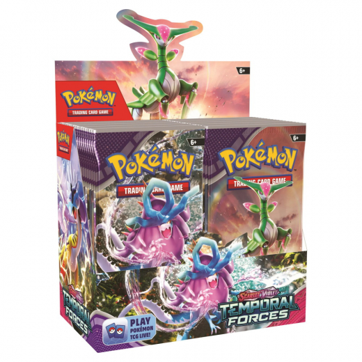 Pokémon TCG: Temporal Forces Booster Display ryhmässä SEURAPELIT / Pokémon @ Spelexperten (POK85639-DIS)