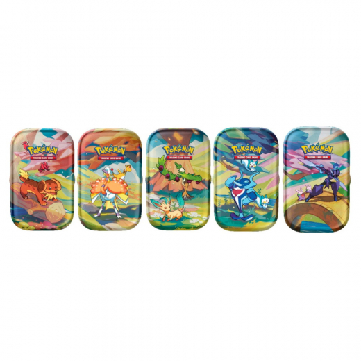 Pokémon TCG: Vibrant Paldea Mini Tin  ryhmässä SEURAPELIT / Pokémon @ Spelexperten (POK85767)