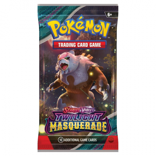 Pokémon TCG: Twilight Masquerade Booster Pack ryhmässä SEURAPELIT / Pokémon @ Spelexperten (POK85774-BOS)