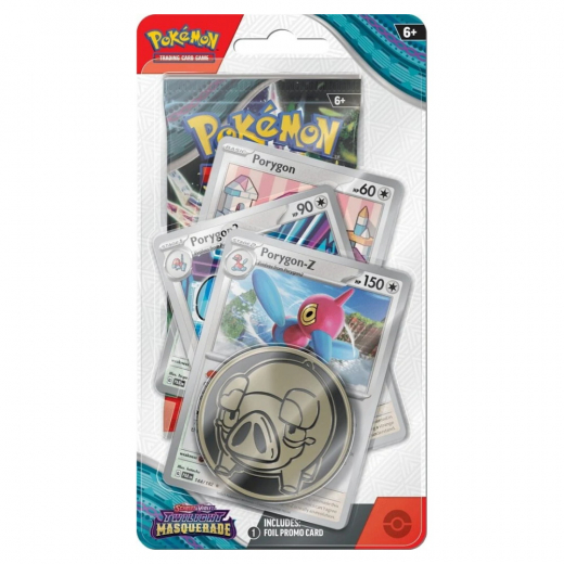 Pokémon TCG: Twilight Masquerade Premium Checklane Porygon-Z ryhmässä SEURAPELIT / Pokémon @ Spelexperten (POK85794-PPP)