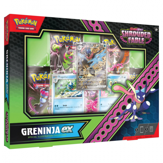 Pokémon TCG: Shrouded Fable Greninja ex Special Illustration Collection ryhmässä SEURAPELIT / Pokémon @ Spelexperten (POK85856-GRE)