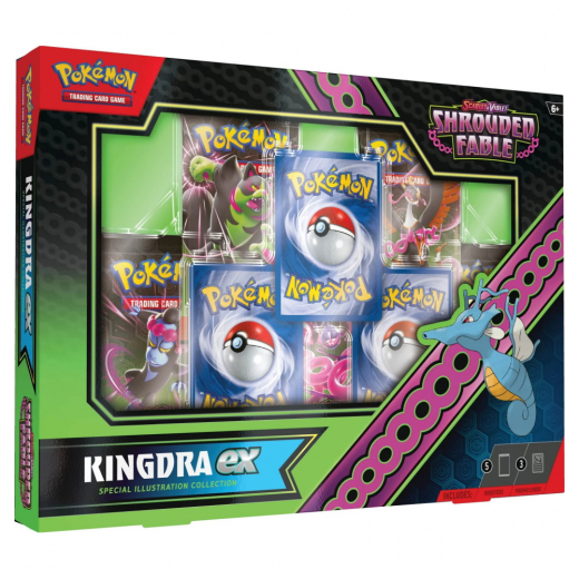 Pokémon TCG: Shrouded Fable Kingdra ex Special Illustration Collection ryhmässä SEURAPELIT / Pokémon @ Spelexperten (POK85856-KIN)