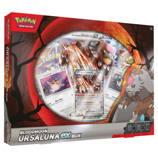 Pokémon TCG: Bloodmoon Ursaluna ex Box ryhmässä SEURAPELIT / Pokémon @ Spelexperten (POK85881)