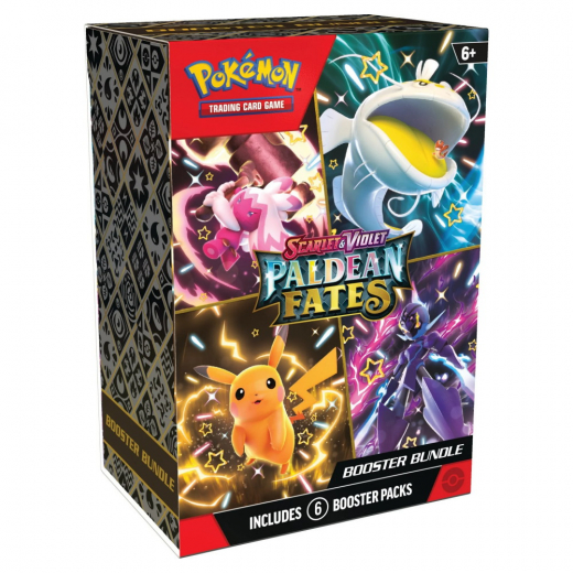 Pokémon TCG: Paldean Fates Booster Bundle 6-Pack ryhmässä  @ Spelexperten (POK85890)