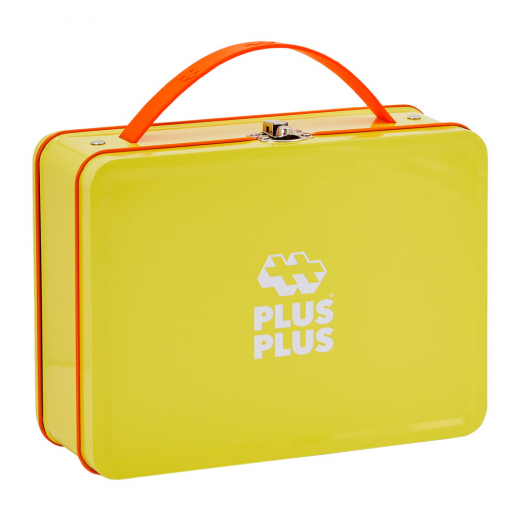 Plus-Plus - BIG Yellow Metal Case 70 pcs ryhmässä LELUT / Rakennuspalikat / PLUS PLUS @ Spelexperten (PP3274)