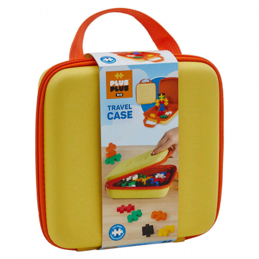 Plus-Plus - BIG Yellow Travel Case ryhmässä LELUT / Rakennuspalikat / PLUS PLUS @ Spelexperten (PP3430)