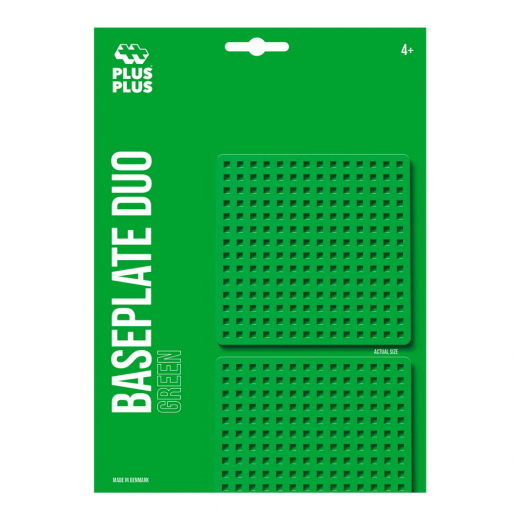 Plus-Plus - 2 Baseplates Green ryhmässä LELUT / Rakennuspalikat / PLUS PLUS @ Spelexperten (PP4022)