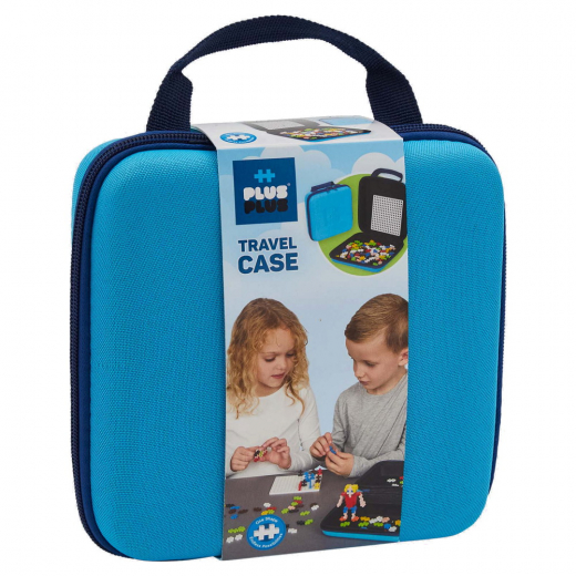 Plus-Plus - Blue Travel Case 100 pcs ryhmässä LELUT / Rakennuspalikat / PLUS PLUS @ Spelexperten (PP7012)