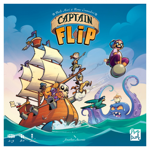 Captain Flip ryhmässä SEURAPELIT / Perhepelit @ Spelexperten (PPUCF01EN)
