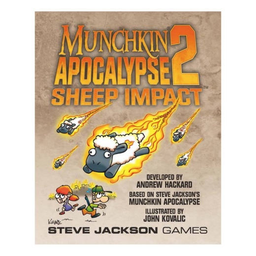 Munchkin Apocalypse 2: Sheep Impact (Exp.) ryhmässä SEURAPELIT / Lisäosat @ Spelexperten (PSI-1504)
