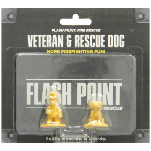 Flash Point: Fire Rescue - Veteran & Rescue Dog (Exp.) ryhmässä SEURAPELIT / Lisäosat @ Spelexperten (PSI-FPA1)