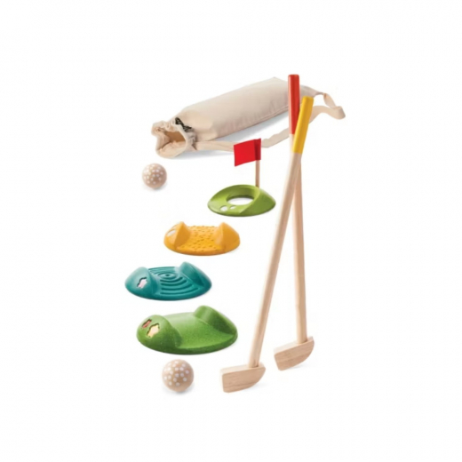 PlanToys Minigolf  ryhmässä LELUT / Lasten & vauvojen / Lasten ja vauvojen lelut @ Spelexperten (PT5683)
