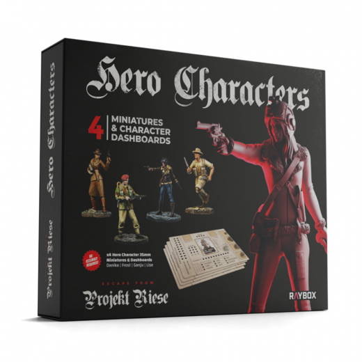 Escape from Projekt Riese - Hero Characters ryhmässä SEURAPELIT / Lisäosat @ Spelexperten (PU-EFPR254M)