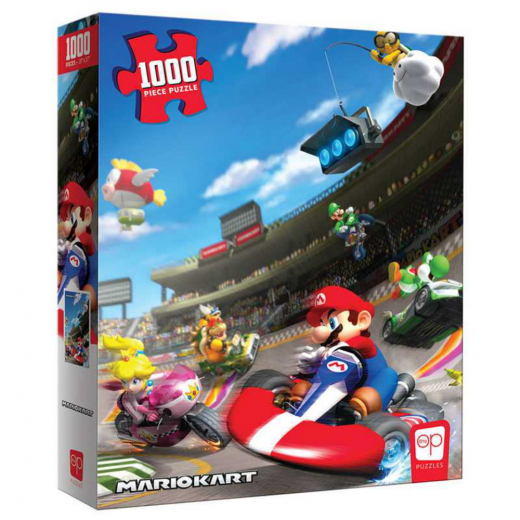 Usaopoly Palapeli Super Mario - Mariokart 1000 Palaa ryhmässä  @ Spelexperten (PZ005-678)