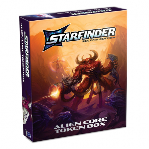 Starfinder RPG: Alien Core Token Box ryhmässä SEURAPELIT / Roolipelit / Starfinder @ Spelexperten (PZO20004MC)