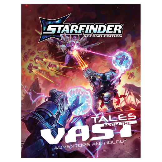 Starfinder RPG: Tales from the Vast - Adventure Anthology ryhmässä SEURAPELIT / Roolipelit / Starfinder @ Spelexperten (PZO24007HC)