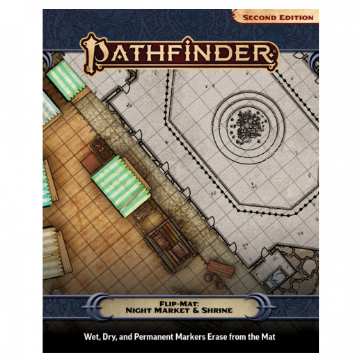 Pathfinder RPG: Flip-Mat - Night Market & Shrine ryhmässä SEURAPELIT / Roolipelit / Pathfinder @ Spelexperten (PZO30133)