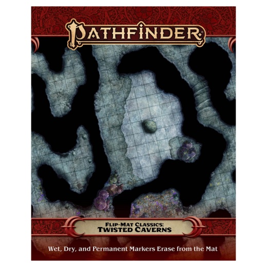 Pathfinder RPG: Flip-Mat Classics - Twisted Caverns ryhmässä  @ Spelexperten (PZO31034)