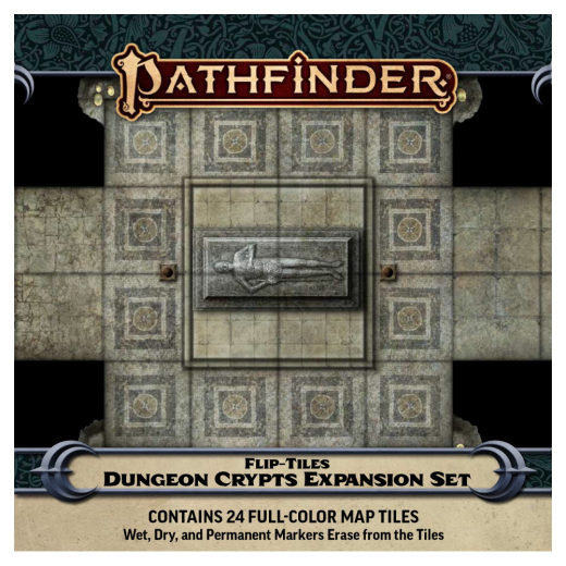 Pathfinder RPG: Flip-Tiles - Dungeon Crypts Expansion ryhmässä SEURAPELIT / Roolipelit / Pathfinder @ Spelexperten (PZO4093)