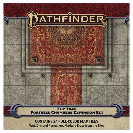 Pathfinder RPG: Flip-Tiles - Fortress Chambers Expansion ryhmässä SEURAPELIT / Roolipelit / Pathfinder @ Spelexperten (PZO4094)