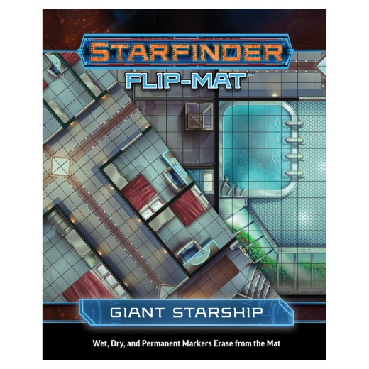 Starfinder RPG: Flip-Mat - Giant Starship ryhmässä  @ Spelexperten (PZO7321)
