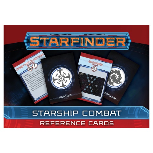 Starfinder RPG: Starship Combat Reference Cards ryhmässä SEURAPELIT / Roolipelit / Starfinder @ Spelexperten (PZO7418)
