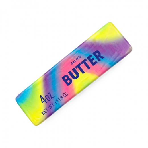 Squishy Rainbow Salted Butter ryhmässä LELUT / Fidgets @ Spelexperten (Q081)