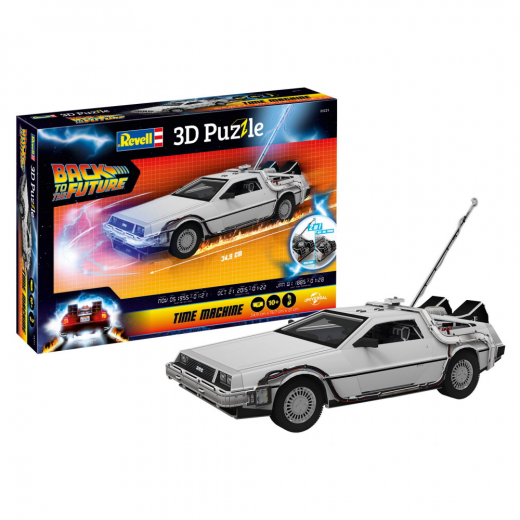 Revell - Back to the Future Time Machine ryhmässä PALAPELIT / 3D palapelit @ Spelexperten (R-00221)