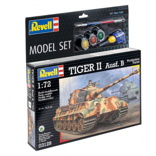 Revell Model Set - Tiger II Ausf. B 1:72 ryhmässä PALAPELIT / Mallirakennus / Revell / Combat vehicles @ Spelexperten (R-03129)