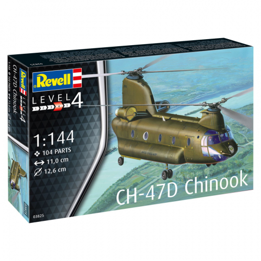 Revell - CH-47D Chinook 1:144 ryhmässä PALAPELIT / Mallirakennus / Revell / Combat vehicles @ Spelexperten (R-03825)