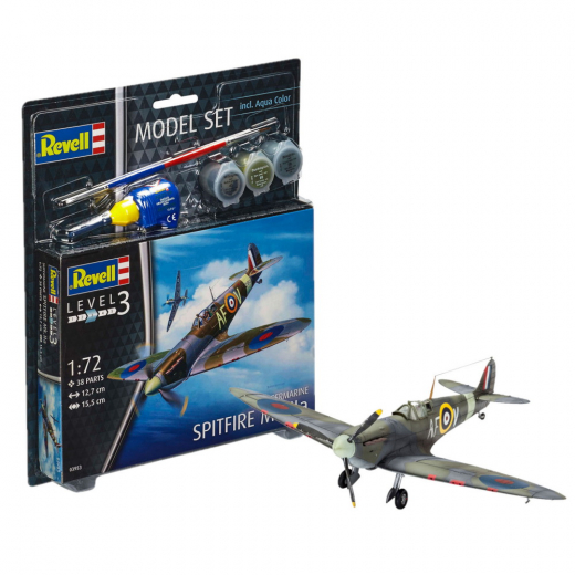 Revell Model Set - Supermarine Spitfire Mk.IIa 1:72 - 38 Pcs ryhmässä PALAPELIT / Mallirakennus / Revell / Combat vehicles @ Spelexperten (R-03953)
