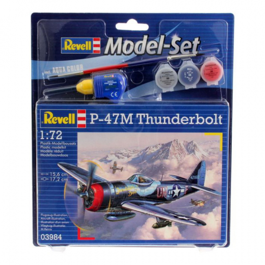 Revell Model Set - P-47M Thunderbolt 1:72 - 67 Pcs ryhmässä PALAPELIT / Mallirakennus / Revell / Combat vehicles @ Spelexperten (R-03984)